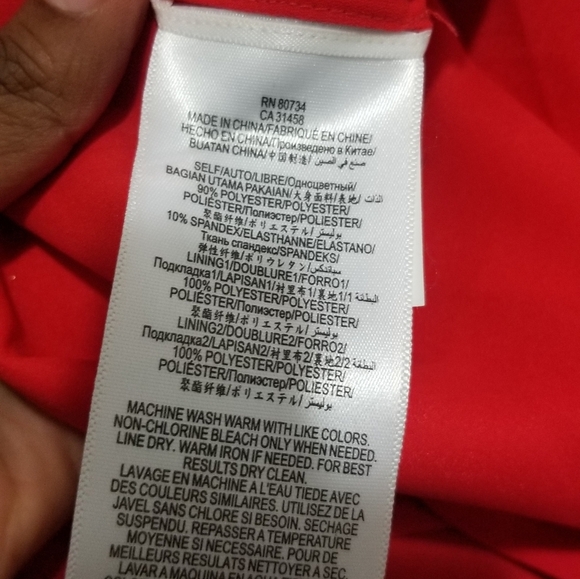 Bcbgmaxazria Red Bright Poppy V Neck Cutout Clayre - Picture 7 of 13